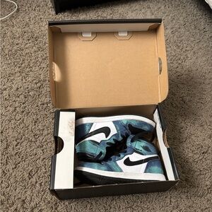 Kids Jordan 1 high, tie dye (10c)